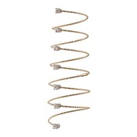 Ringe Magic Wire Dame Silenzio in Gelbgold Diamante 0.14 Ct 38-AS-GD-01 - 38-AS-GD-01-16